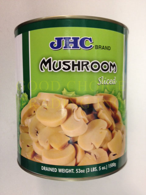 CANNED MUSHROOMS WHOLE SLICED
